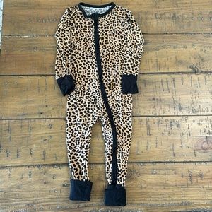 Little Sleepies: Classic Leopard. Size 18-24 Month Zippy.
